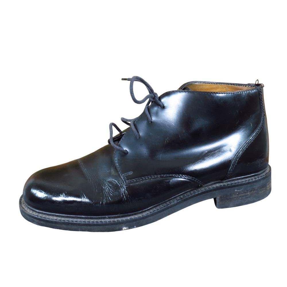 Kenneth Cole New York 9953 Mens Chukka Boot 9.5 Dress Formal Black Leather